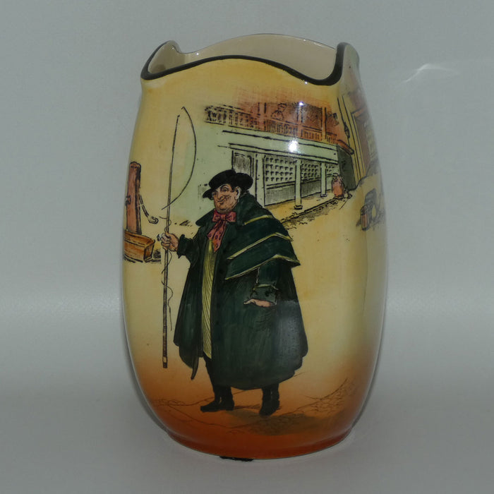 Royal Doulton Dickens Tony Weller unusual shape vase D5175