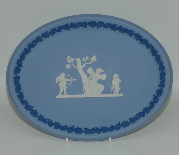 Wedgwood Jasper | Tri Colour | Oval Cupid tray