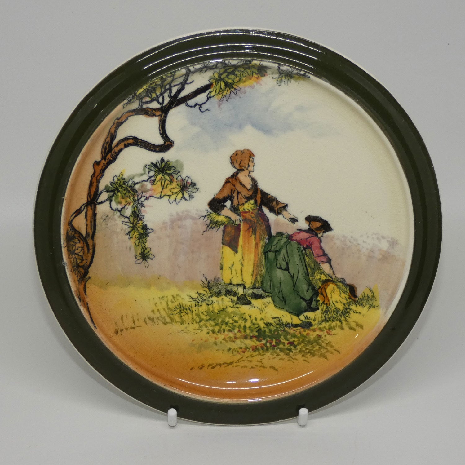 royal-doulton-gypsies-and-gleaners-trivet-d3191