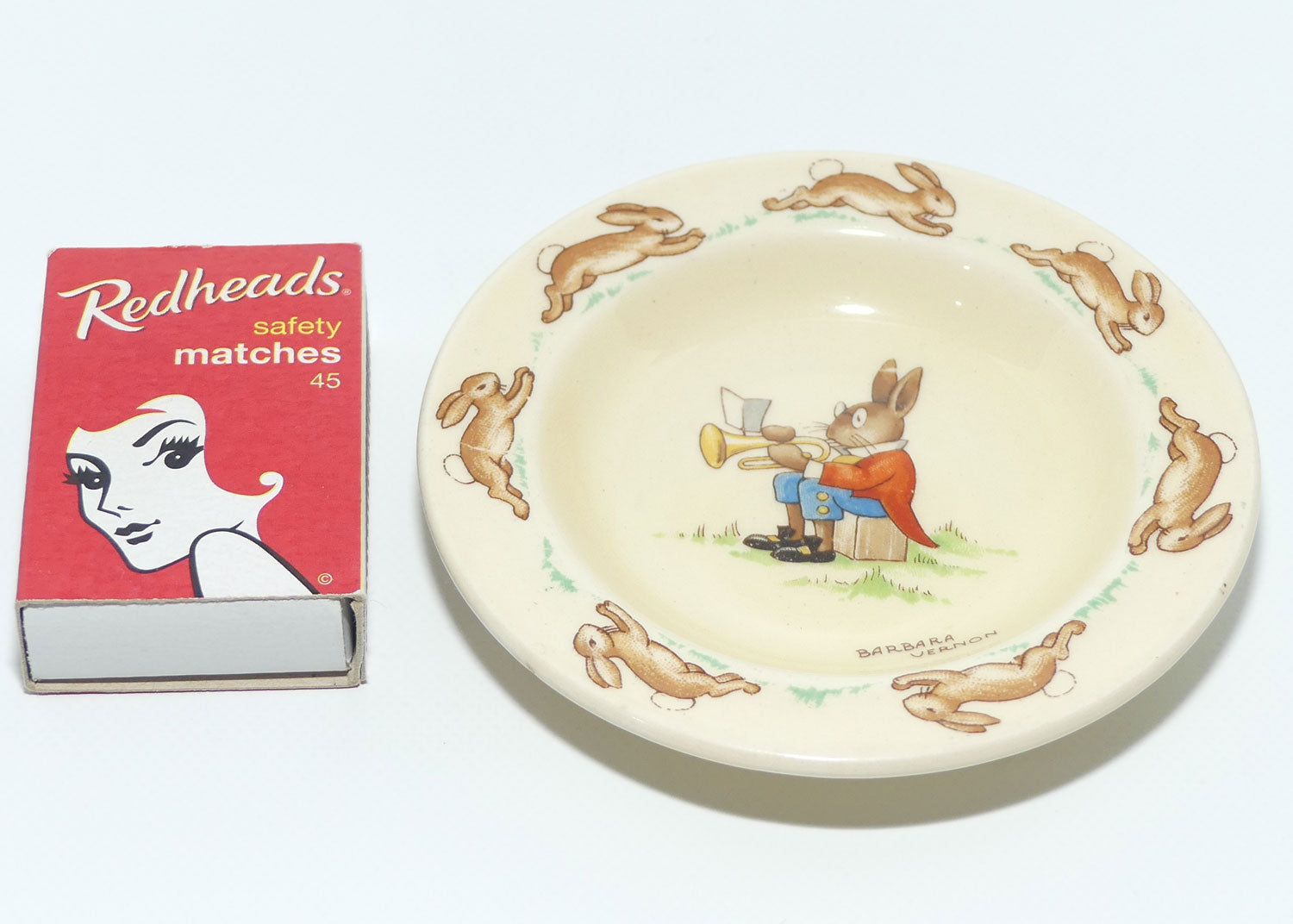 Royal Doulton Bunnykins Beaker Cover | Trumpeter | signed Barbara Vernon