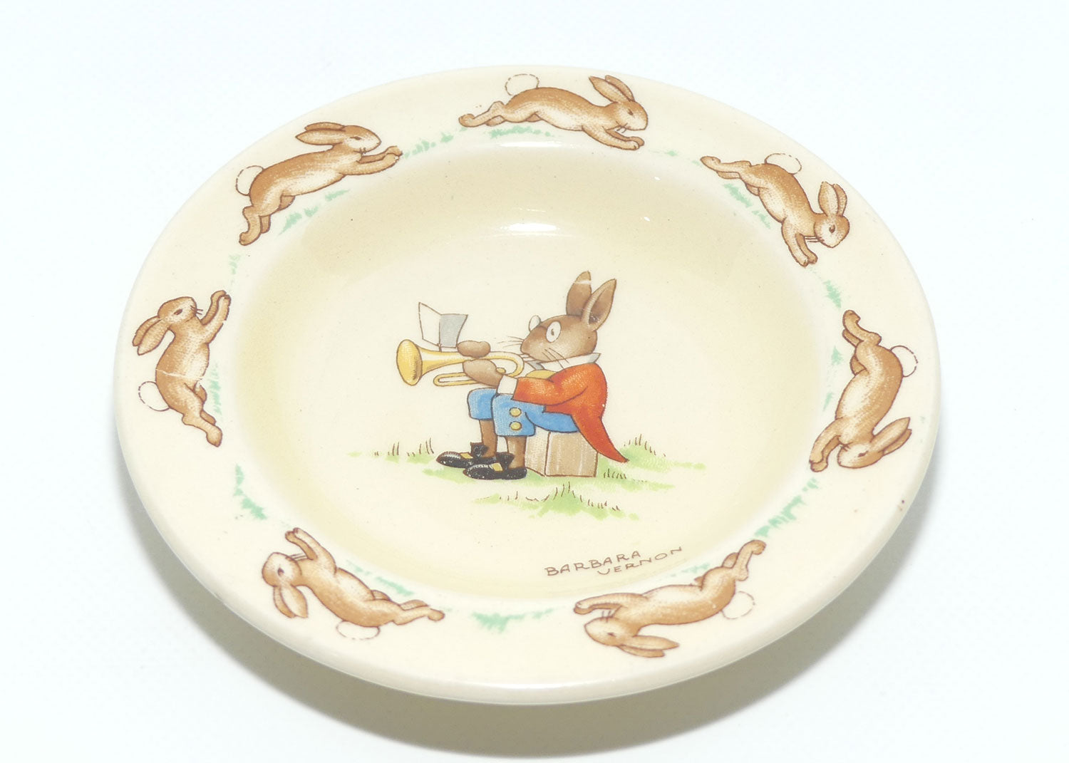 Royal Doulton Bunnykins Beaker Cover | Trumpeter | signed Barbara Vernon