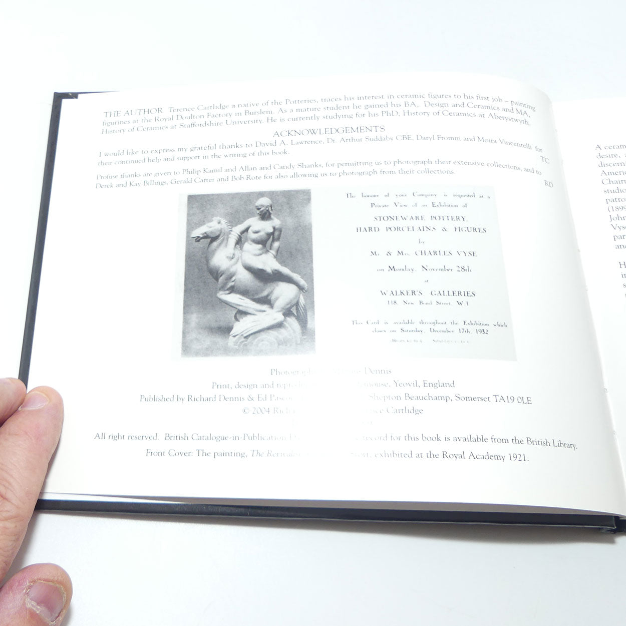 Reference Book | Charles & Nell Vyse | A Partnership | Dennis and Pascoe