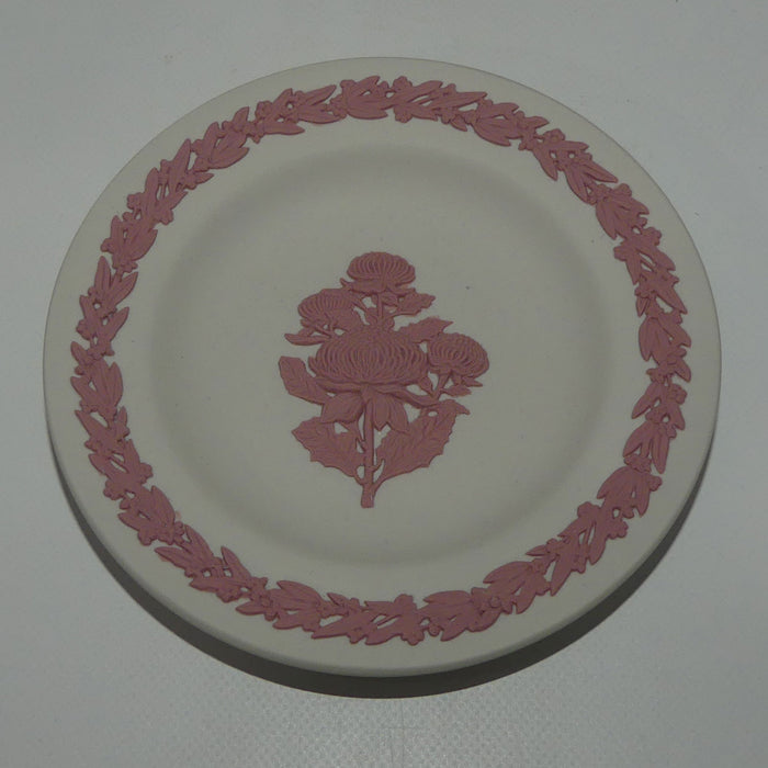 Wedgwood Jasper | Australian Native Flowers | Waratah | Pink on White | #1