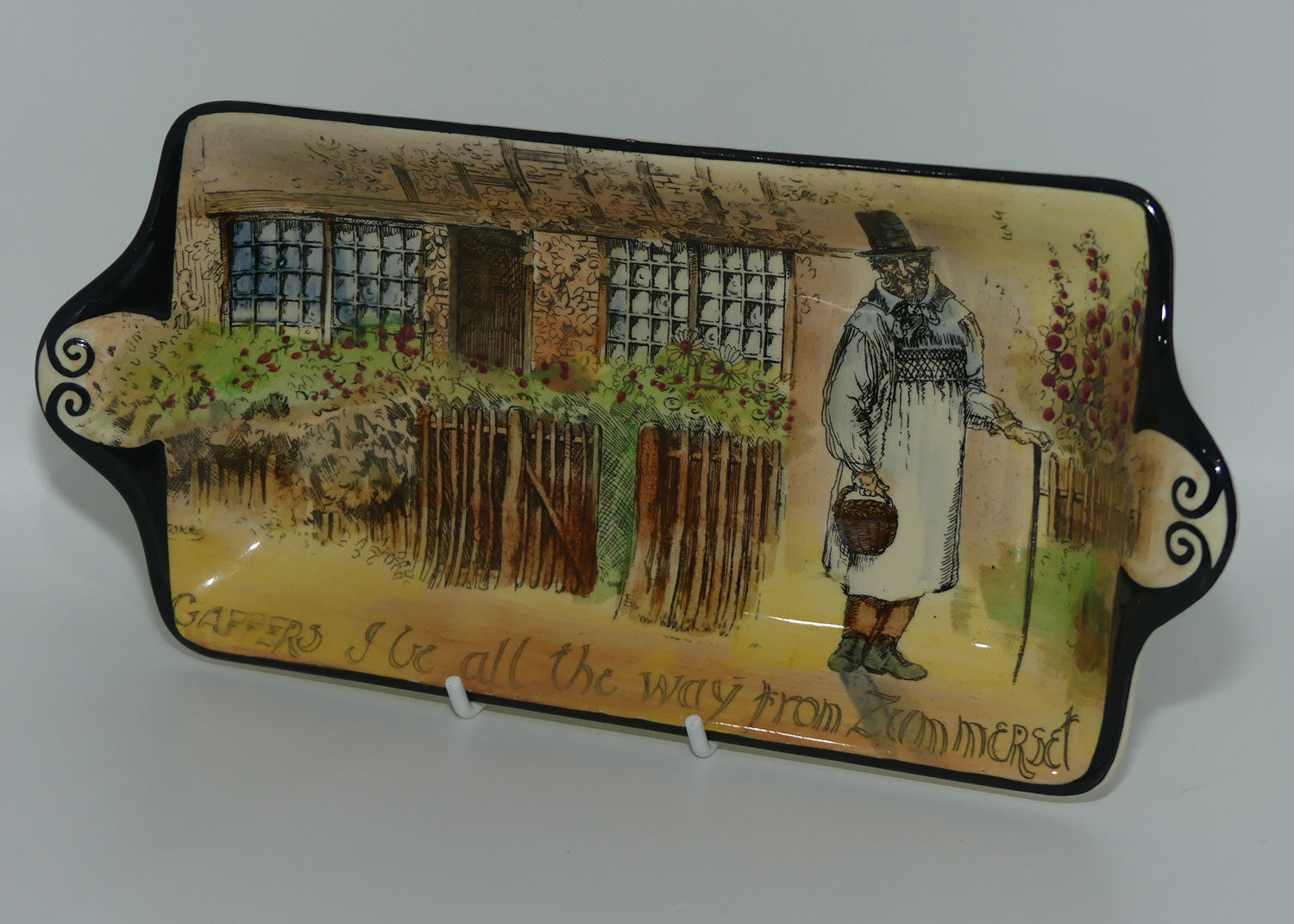 Royal Doulton Gaffers York shape sandwich tray D4210 | #3